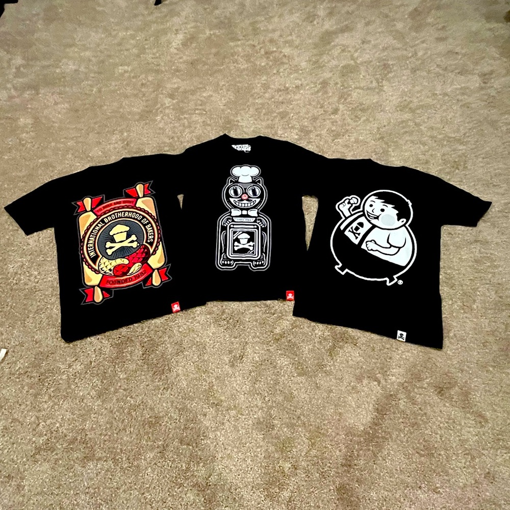 Johnny Cupcakes Rare T-shirt bundle size small and gently worn.